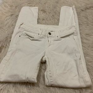 MNG Mango white skinny jeans